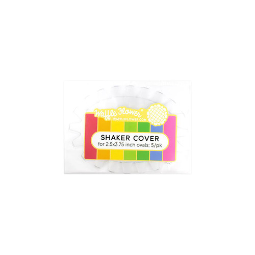 2.5 X 3.75 in Oval, Waffle Flower Shaker Covers -