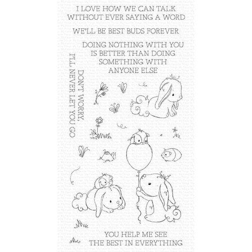 Best Buds by Rachelle Anne Miller, My Favorite Things Clear Stamps -