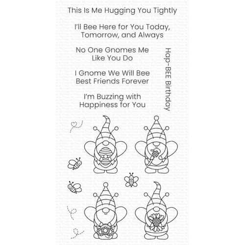 Buzzing with Happiness, My Favorite Things Clear Stamps -