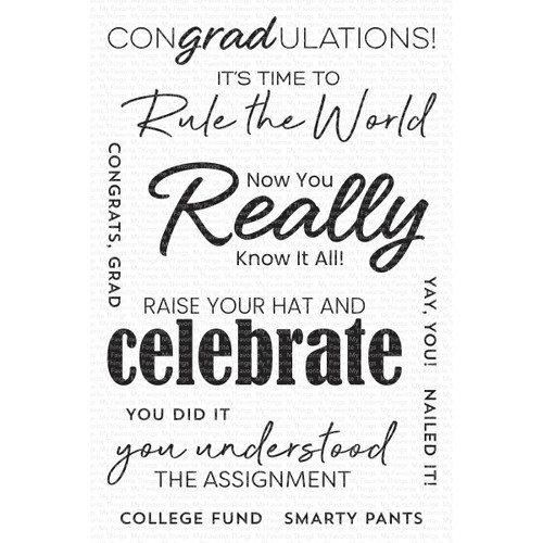 ConGRADulations, My Favorite Things Clear Stamps -