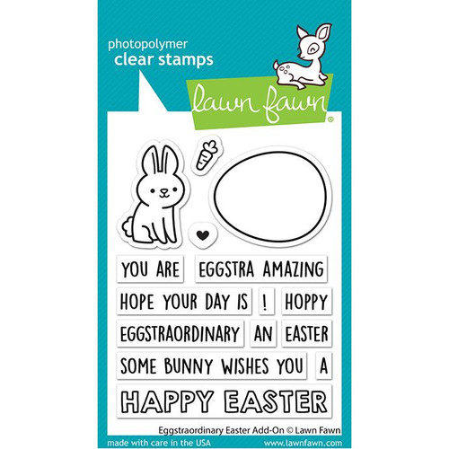 Eggstraordinary Easter Add-On, Lawn Fawn Clear Stamps -