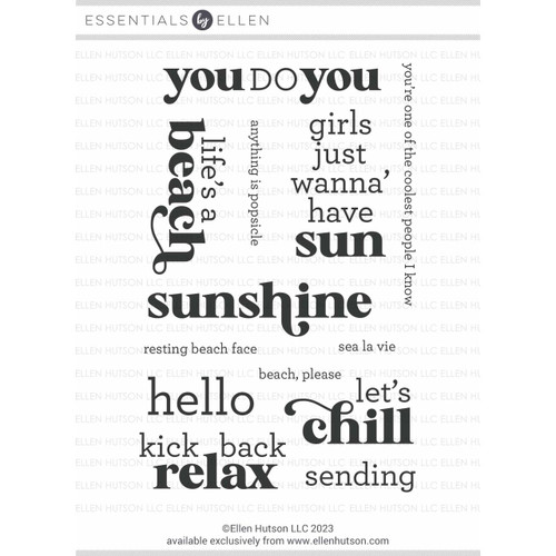 Let's Chill by Heather Meeson, Essentials by Ellen Clear Stamps -