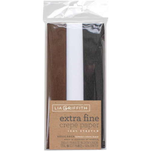 Lia Griffith Extra Fine Crepe Paper, Basic Assortment - 190705000853
