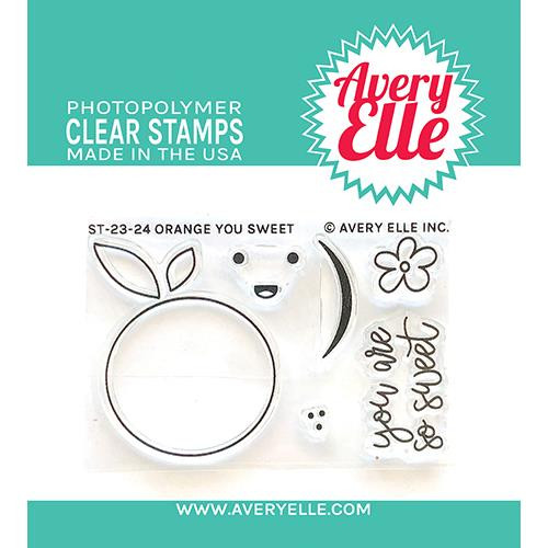 Orange You Sweet, Avery Elle Clear Stamps -