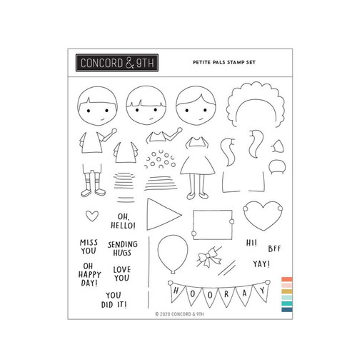 Petite Pals, Concord & 9th Clear Stamps -