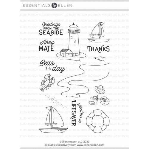 Seaside by Julie Ebersole, Essentials by Ellen Clear Stamps -