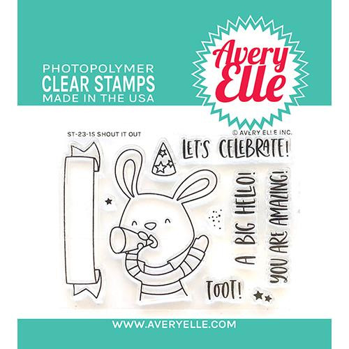 Shout It Out, Avery Elle Clear Stamps -