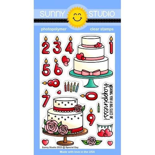 Special Day, Sunny Studio Clear Stamps -