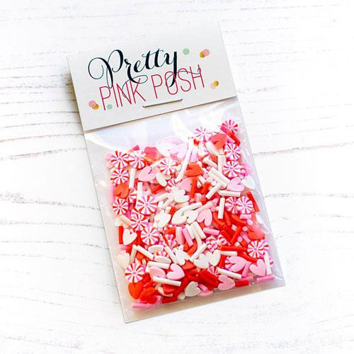 Valentine's Day, Pretty Pink Posh Clay Confetti -
