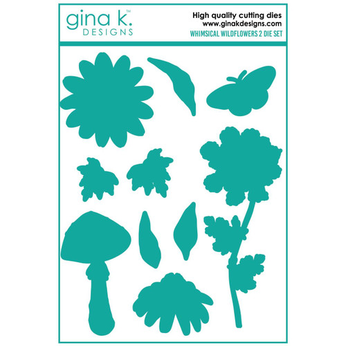 Whimsical Wildflowers 2, Gina K Designs Dies -