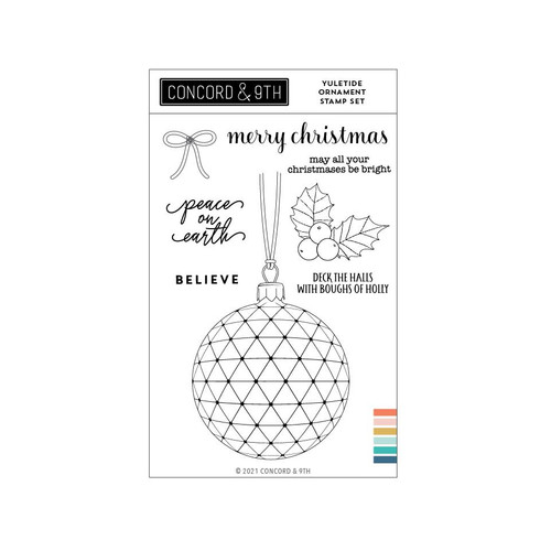 Yuletide Ornament, Concord & 9th Clear Stamps -